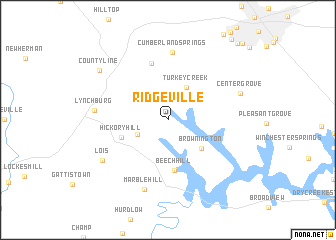 map of Ridgeville