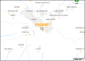 map of Ridgeway