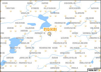 map of Ridikai