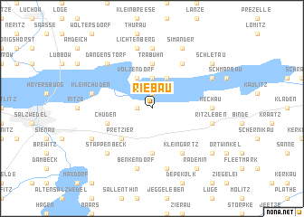 map of Riebau