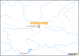 map of Riebeek-Oos