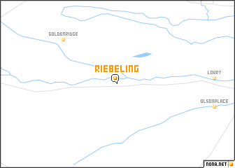 map of Riebeling