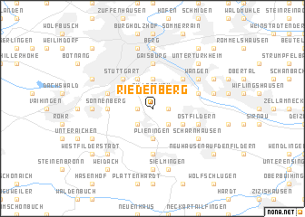 map of Riedenberg
