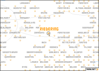 map of Riedering
