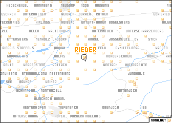 map of Rieder
