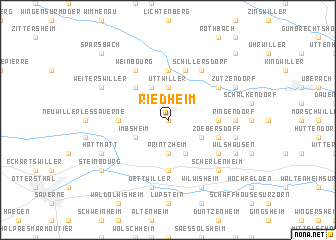 map of Riedheim