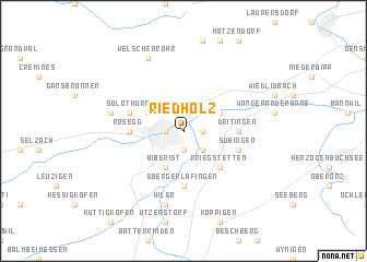 map of Riedholz