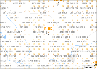map of Ried