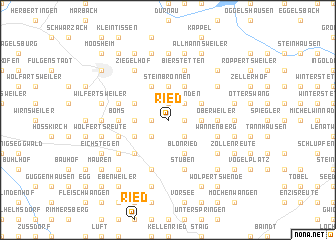 map of Ried