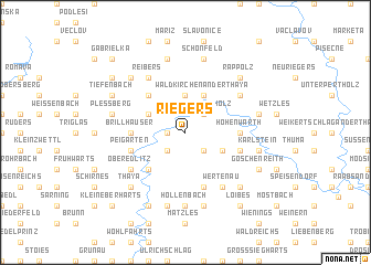 map of Riegers