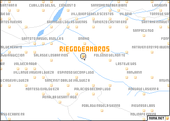 map of Riego de Ambros