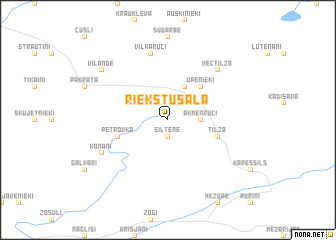map of Riekstusala
