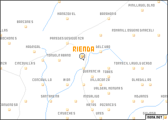 map of Rienda