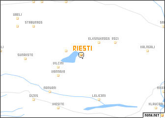 map of Riesti