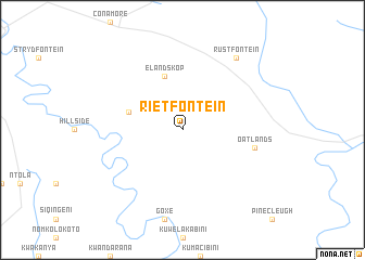 map of Rietfontein
