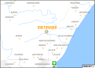 map of Rietrivier