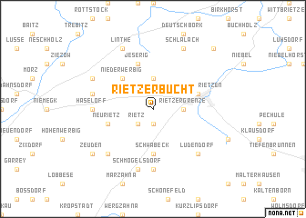 map of Rietzerbucht