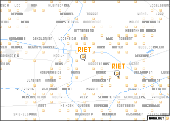 map of Riet