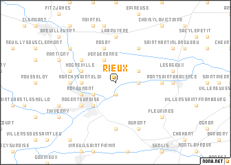 map of Rieux