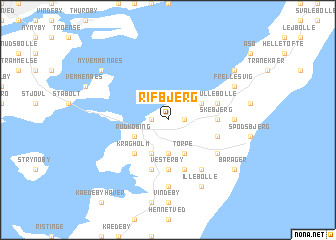 map of Rifbjerg