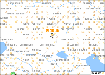 map of Rigaud