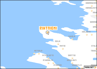 map of Rihtniemi
