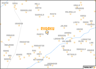 map of Riidaku