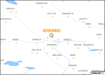 map of Riihimäki