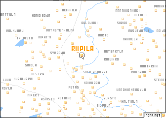map of Riipilä