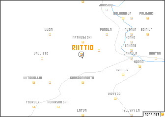 map of Riittiö