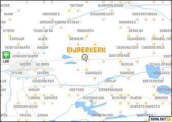 map of Rijperkerk