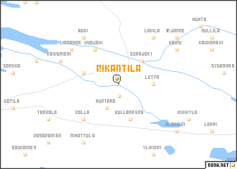 map of Rikantila