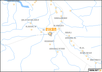 map of Rīkān