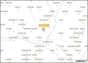 map of Rikiba