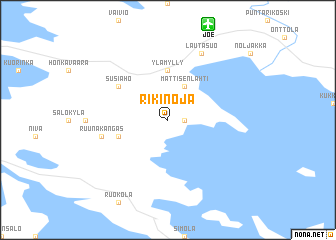 map of Rikinoja