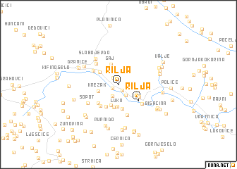 map of Rilja