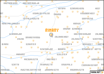 map of Rimány