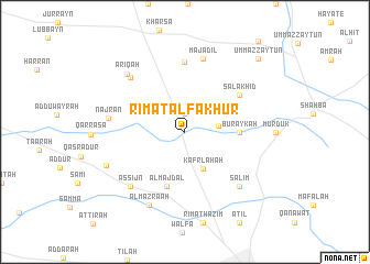 map of Rīmat al Fakhūr