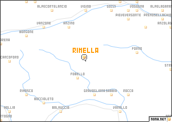 map of Rimella