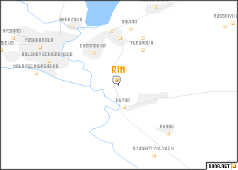 map of Rim