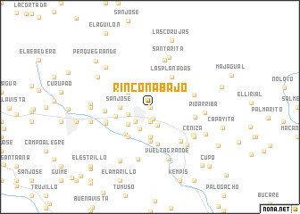map of Rincón Abajo