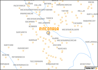 map of Rinconada