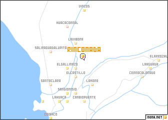 map of Rinconada