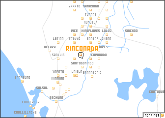 map of Rinconada