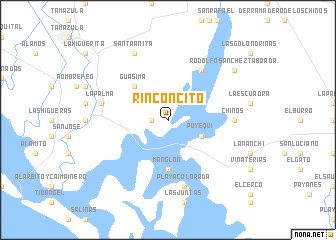 map of Rinconcito