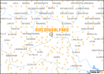map of Rincón de Alfaro