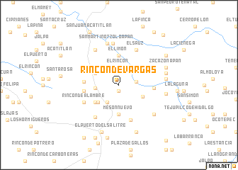 map of Rincón de Vargas