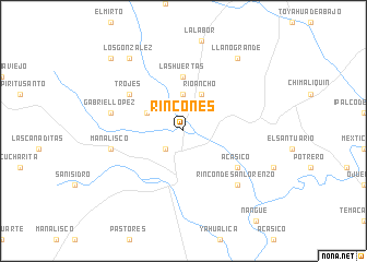 map of Rincones