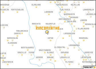 map of Rincón Xathé