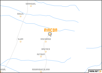 map of Rincón